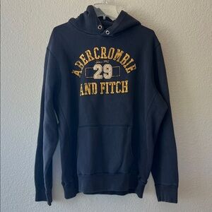 Abercrombie And Fitch Y2K gray hoodie size XL